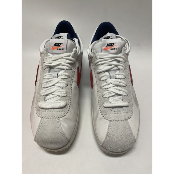 Nike x Sacai Zoom Cortez 4.0 OG White Red Blue DQ0581-100 Men\'s Size 11 US main image 7